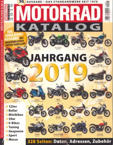 Motorrad Katalog 2019