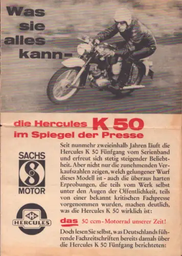 Hercules K 50 Test 12.1962