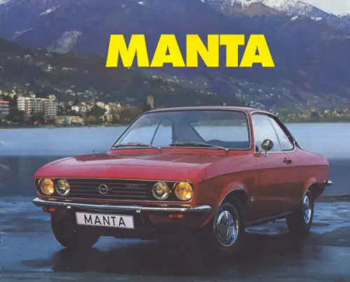 Opel Manta A Prospekt 9.1971
