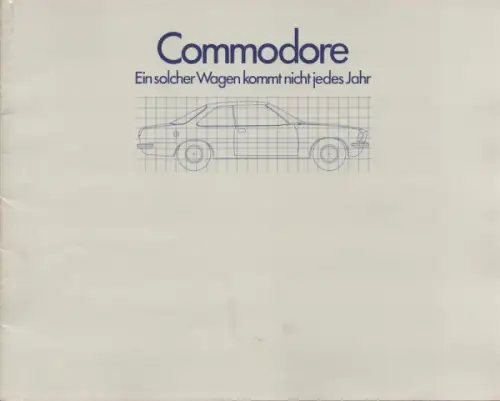 Opel Commodore Prospekt 8.1972