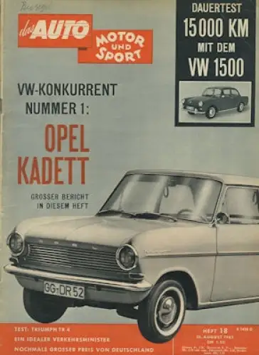 Auto, Motor & Sport 1962 Heft 18