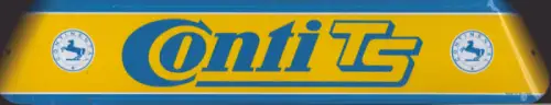 Original Blechschild Continental TS 1970er Jahre