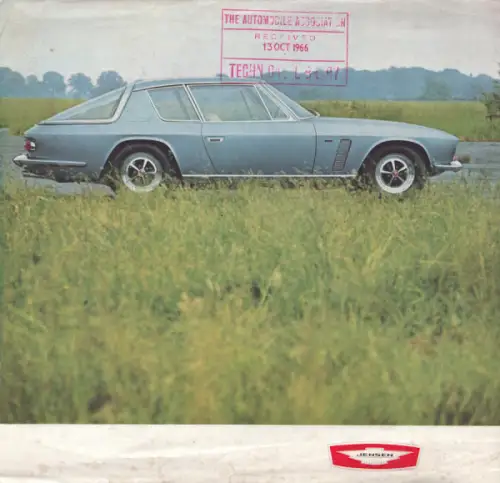 Jensen Interceptor Prospekt 1966