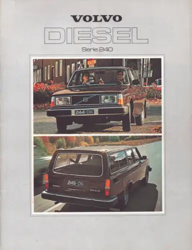 Volvo 240 Diesel Prospekt 1979