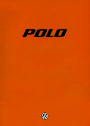 VW Polo 1 Prospekt 8.1978