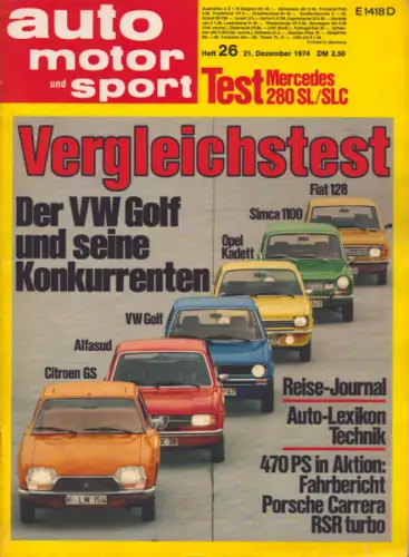 Auto, Motor & Sport 1974 Heft 26