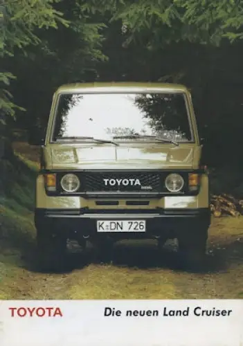 Toyota Land Cruiser Prospekt 5.1985