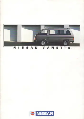 Nissan Vanette Prospekt 4.1987