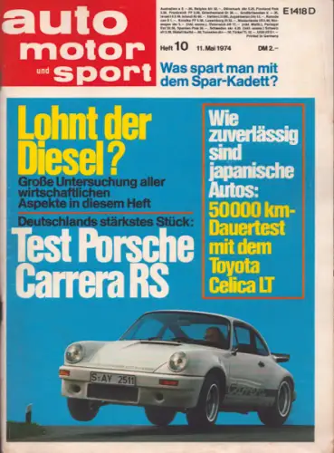 Auto, Motor & Sport 1974 Heft 10