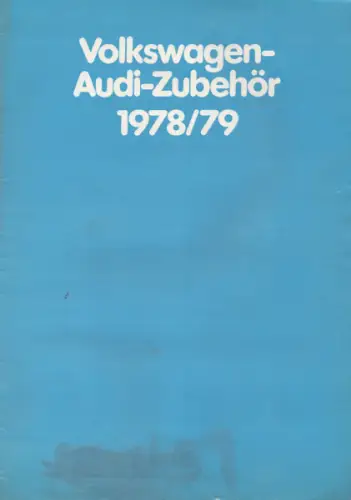 VW Audi Zubehör Prospekt 1978/79