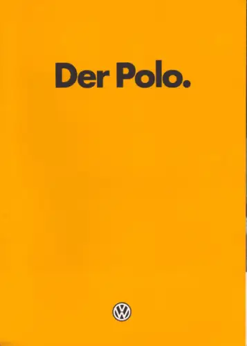 VW Polo 1 Prospekt 1.1980