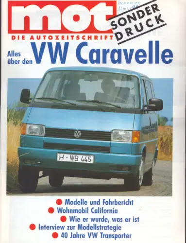 VW T 4 Caravelle Test 1991