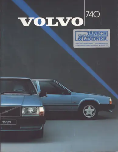 Volvo 740 Prospekt 1987