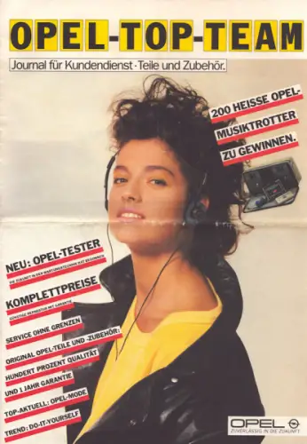 Opel Journal für Kundendienst 9.1985