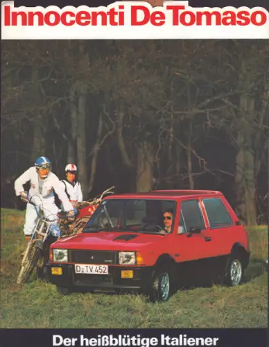 Innocenti De Tomaso Prospekt 1.1979