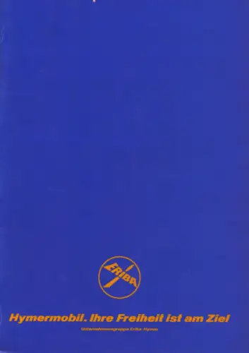 Eriba Hymermobile Programm ca. 1980
