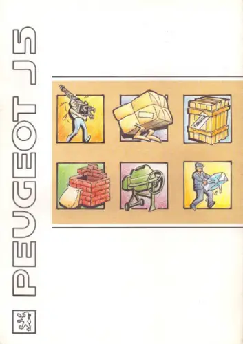 Peugeot J 5 Prospekt ca. 1985