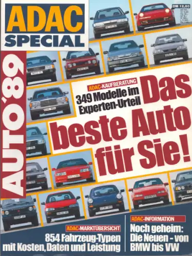 ADAC Special Autos 1989
