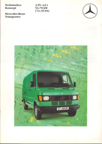 Mercedes-Benz Transporter Prospekt 9.1987
