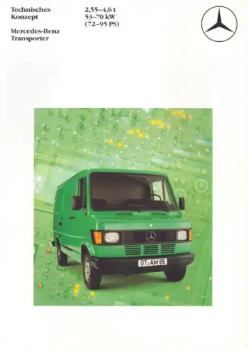 Mercedes-Benz Transporter Prospekt 3.1985