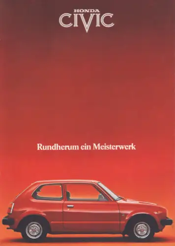 Honda Civic Prospekt ca. 1978