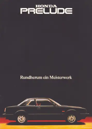 Honda Prelude Prospekt ca. 1978