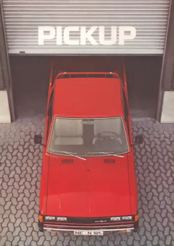 Datsun Pickup Prospekt ca. 1983