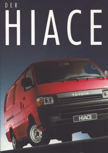 Toyota HiAce Prospekt 6.1990