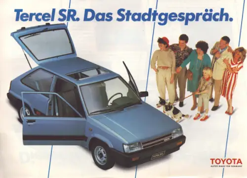 Toyota Tercel SR Prospekt ca. 1979