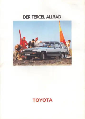 Toyota Tercel Allrad Prospekt 2.1984