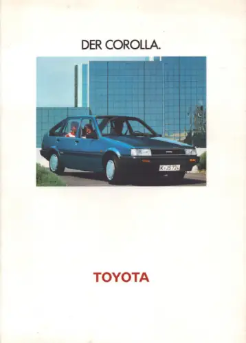 Toyota Corolla Prospekt 11.1983