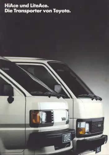 Toyota HiAce + LiteAce Prospekt 4.1987
