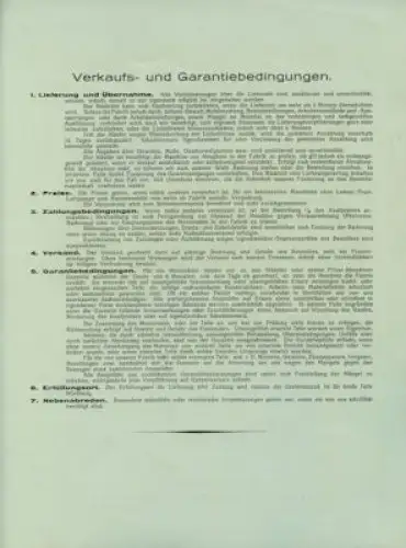 Hecker H I 175 Prospekt ca. 1928