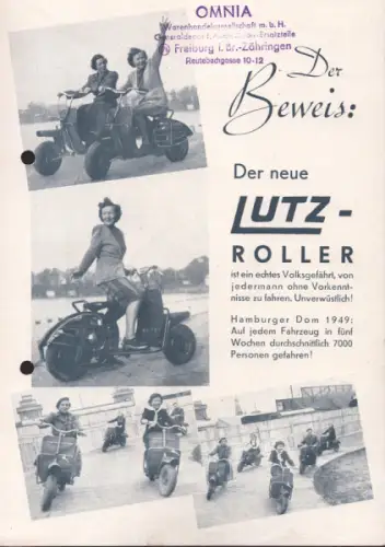 Lutz Roller Prospekt 1949