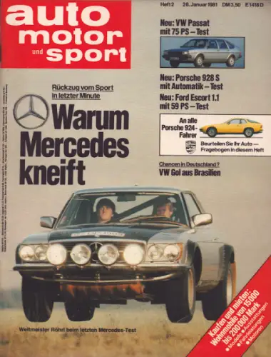 Auto, Motor & Sport 1981 Heft 2