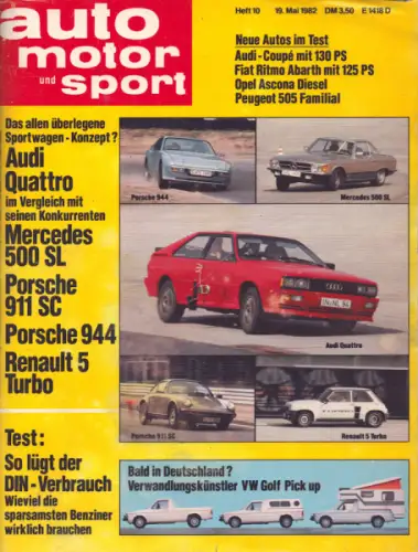 Auto, Motor & Sport 1982 Heft 10