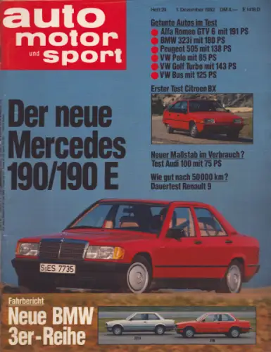 Auto, Motor & Sport 1982 Heft 24