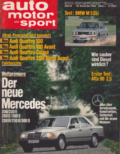 Auto, Motor & Sport 1984 Heft 24