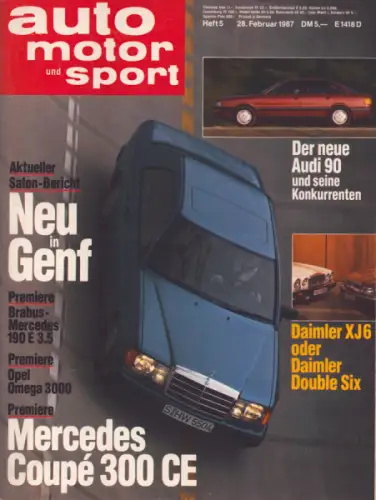 Auto, Motor & Sport 1987 Heft 5