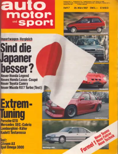 Auto, Motor & Sport 1987 Heft 7