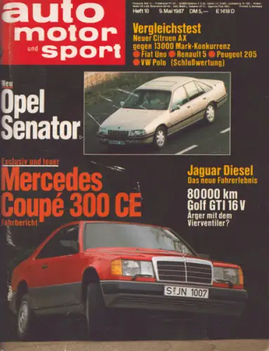 Auto, Motor & Sport 1987 Heft 10