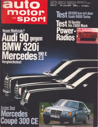 Auto, Motor & Sport 1987 Heft 13