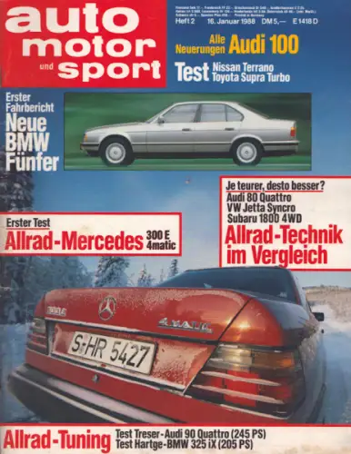 Auto, Motor & Sport 1988 Heft 2