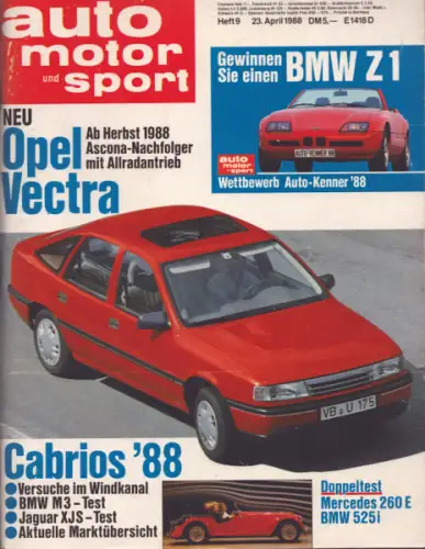 Auto, Motor & Sport 1988 Heft 9