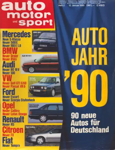 Auto, Motor & Sport 1990 Heft 2
