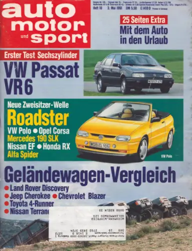 Auto, Motor & Sport 1991 Heft 10