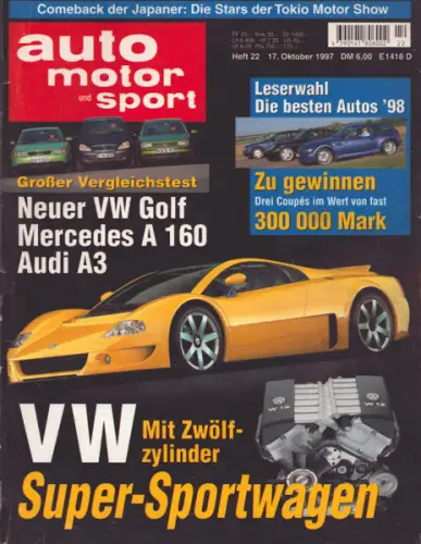 Auto, Motor & Sport 1997 Heft 22