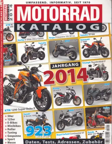 Motorrad Katalog 2014
