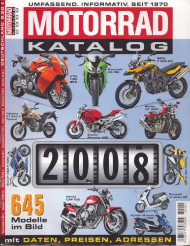 Motorrad Katalog 2008