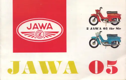 Jawa 05 Prospekt 1970er Jahre